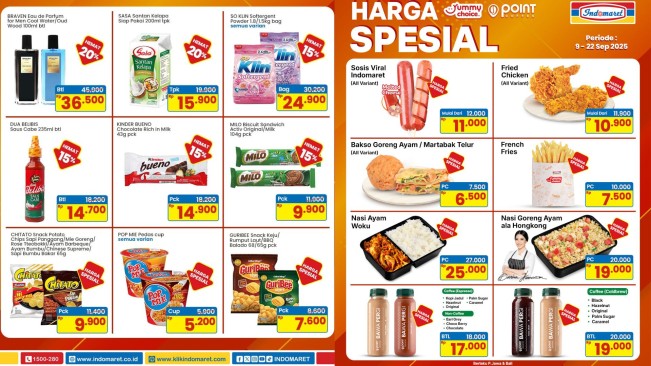 Promo Indomaret 9-22 September 2025 (instagram)